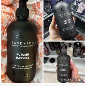 Sand + Fog.  Autumn Harvest Hand Soap. 3 count